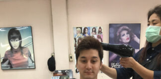 タイのローカルで髪を切ってみた