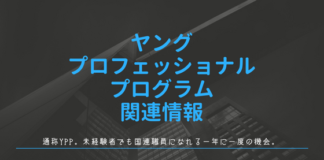 ヤング・プロフェッショナル・プログラムの受験体験記を書いている記事まとめ ヤング・プロフェッショナル・プログラム関連情報