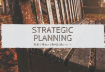 国連の戦略計画、Strategic Planningに関して