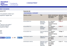 【速報】国際労働機関(ILO)恒例の一括スタッフ募集が始まりました(2017年9月)