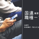 国連事務局の職種やポスト一覧:国連には色んな仕事があります